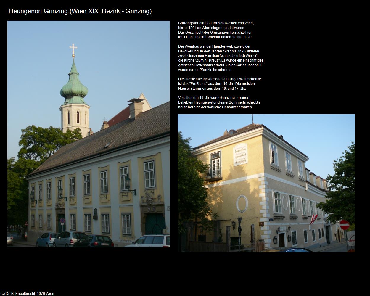 Heurigenort Grinzing (XIX. Bezirk-Döbling) in Kulturatlas-WIEN