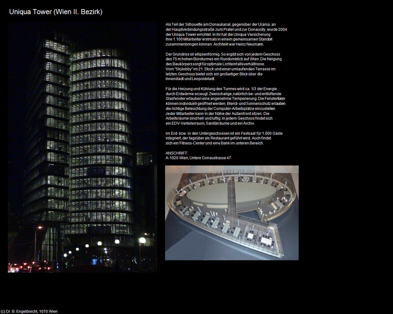 Uniqua Tower (II. Bezirk-Leopoldstadt) in Kulturatlas-WIEN