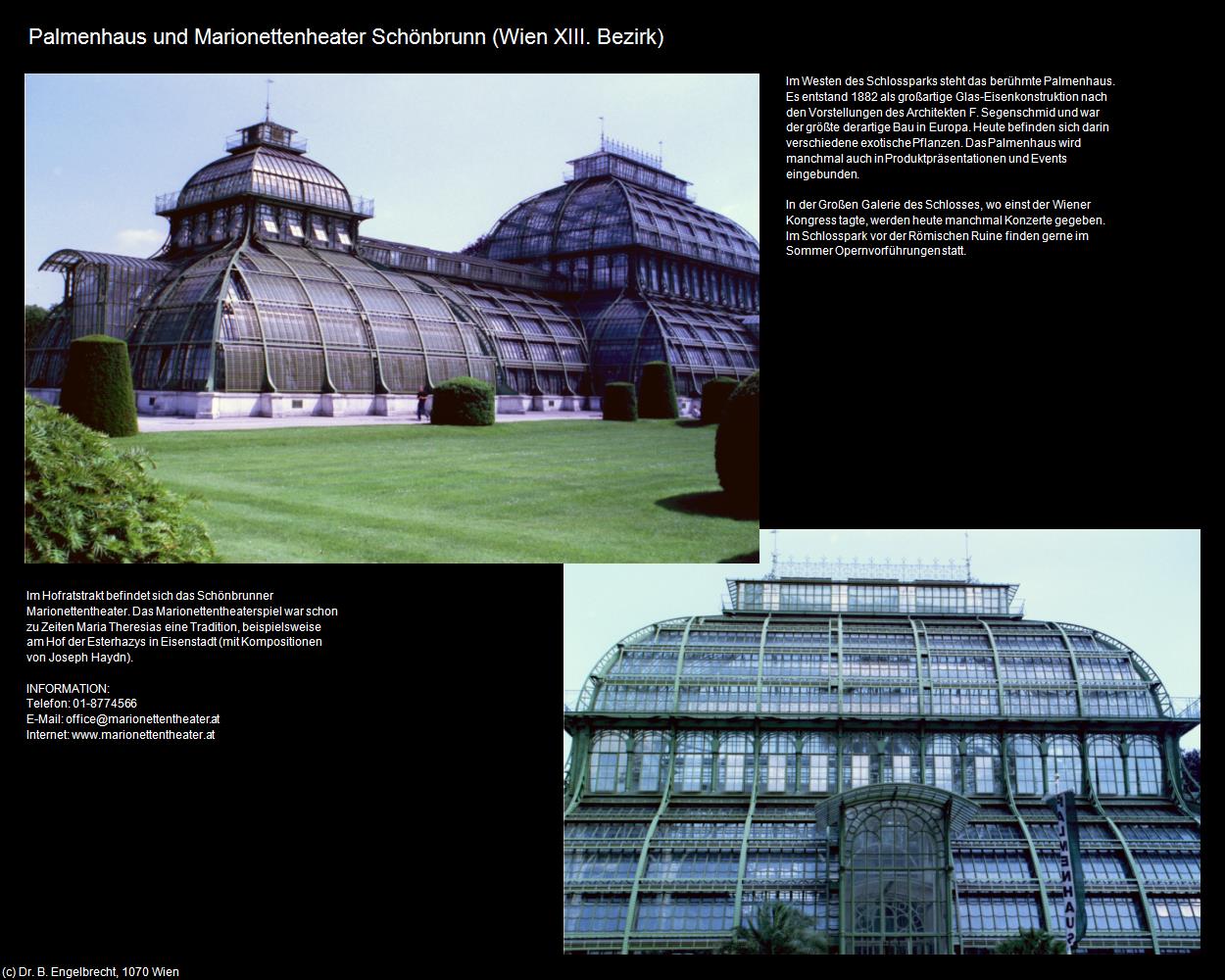 Palmenhaus und Marionettentheater (Schönbrunn) in Kulturatlas-WIEN