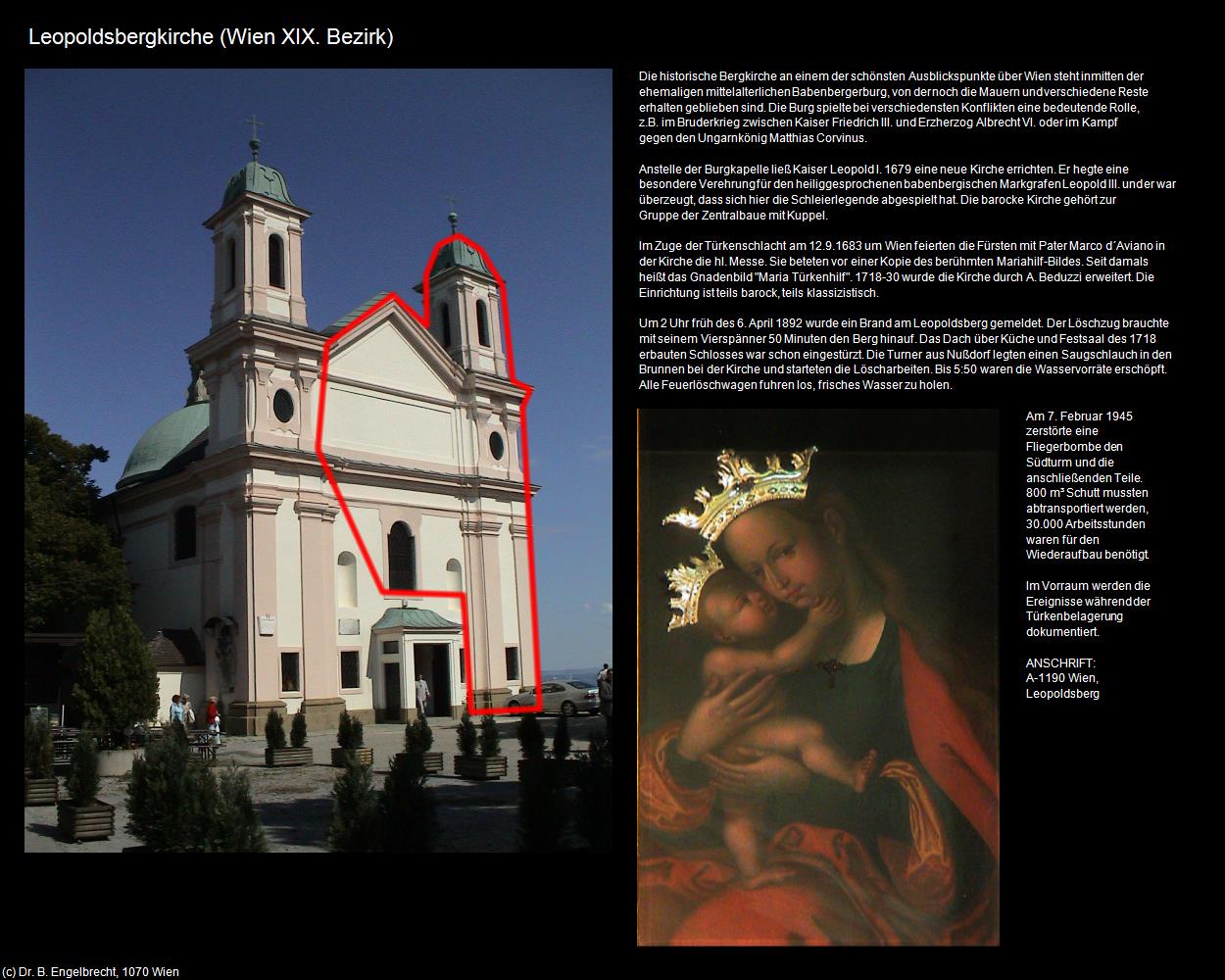 Leopoldsbergkirche (XIX. Bezirk-Döbling) in Kulturatlas-WIEN