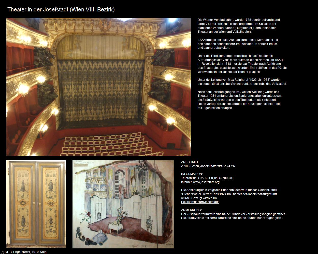 Theater in der Josefstadt (VIII. Bezirk-Josefstadt) in Kulturatlas-WIEN(c)B.Engelbrecht
