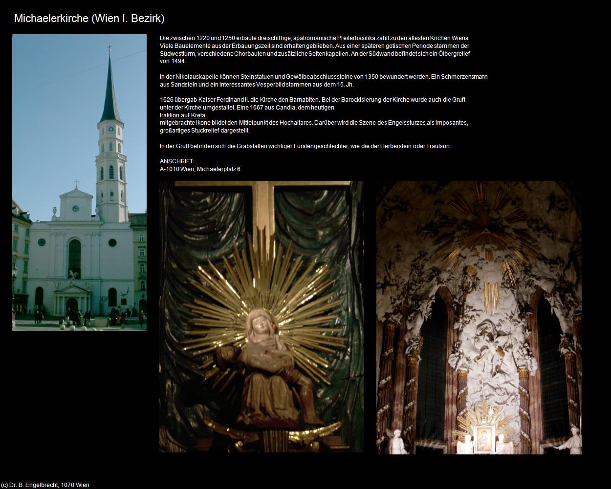 Michaelerkirche (I. Bezirk-Innere Stadt) in Kulturatlas-WIEN(c)B.Engelbrecht
