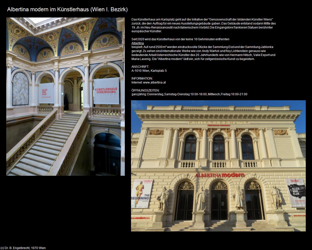 Albertina modern im Künstlerhaus (I. Bezirk-Innere Stadt) in Kulturatlas-WIEN(c)B.Engelbrecht