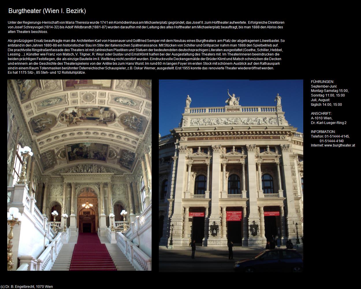Burgtheater (I. Bezirk-Innere Stadt) in Kulturatlas-WIEN