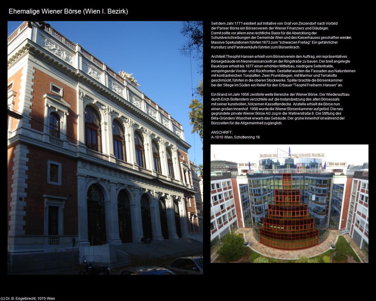 Ehem. Wiener Börse (I. Bezirk-Innere Stadt) in Kulturatlas-WIEN