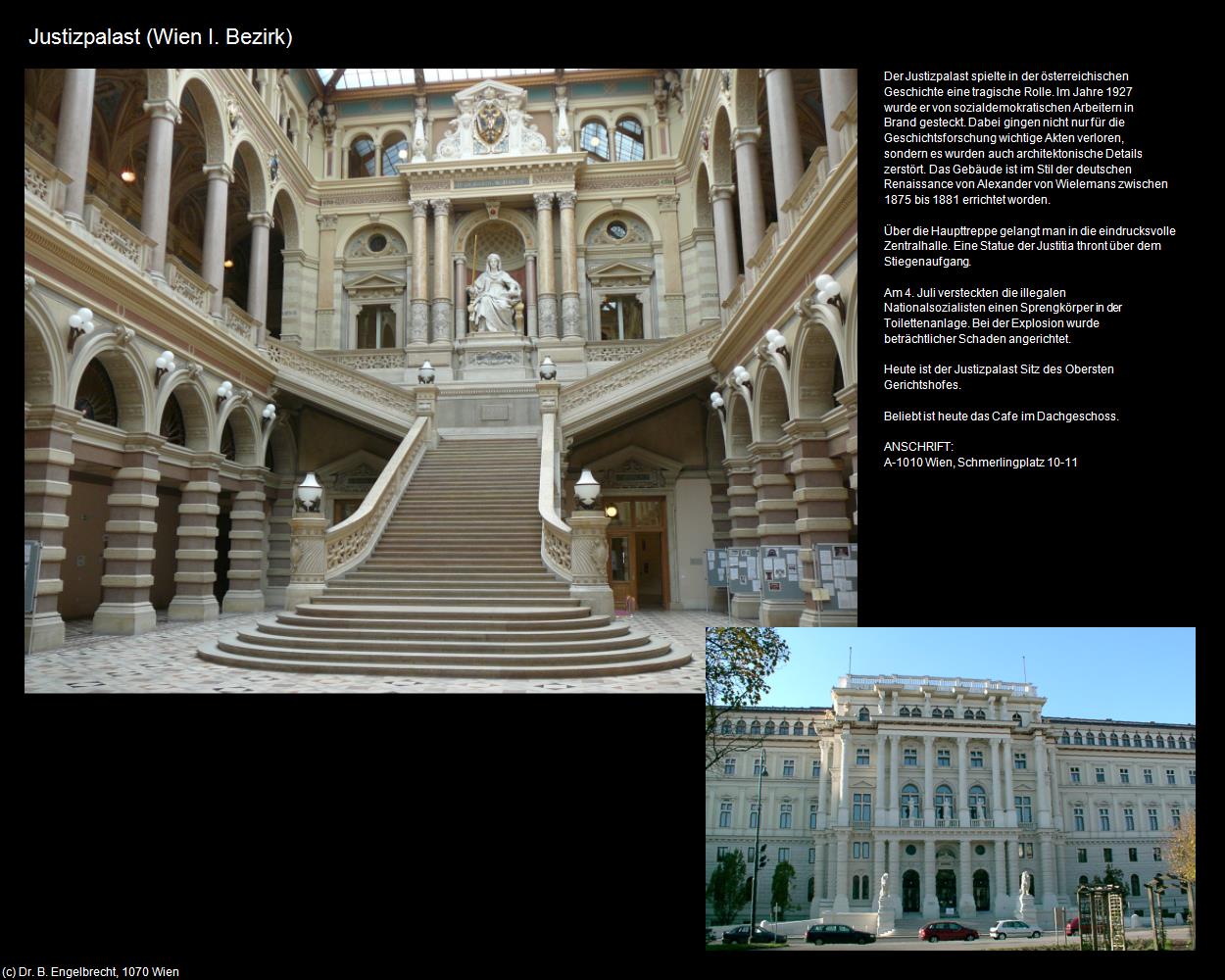 Justizpalast (I. Bezirk-Innere Stadt) in Kulturatlas-WIEN