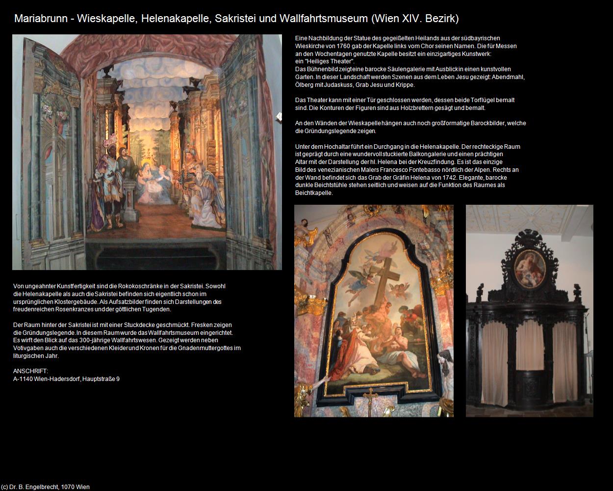 Mariabrunn - Wieskapelle und Helenakapelle (XIV. Bezirk-Penzing) in Kulturatlas-WIEN
