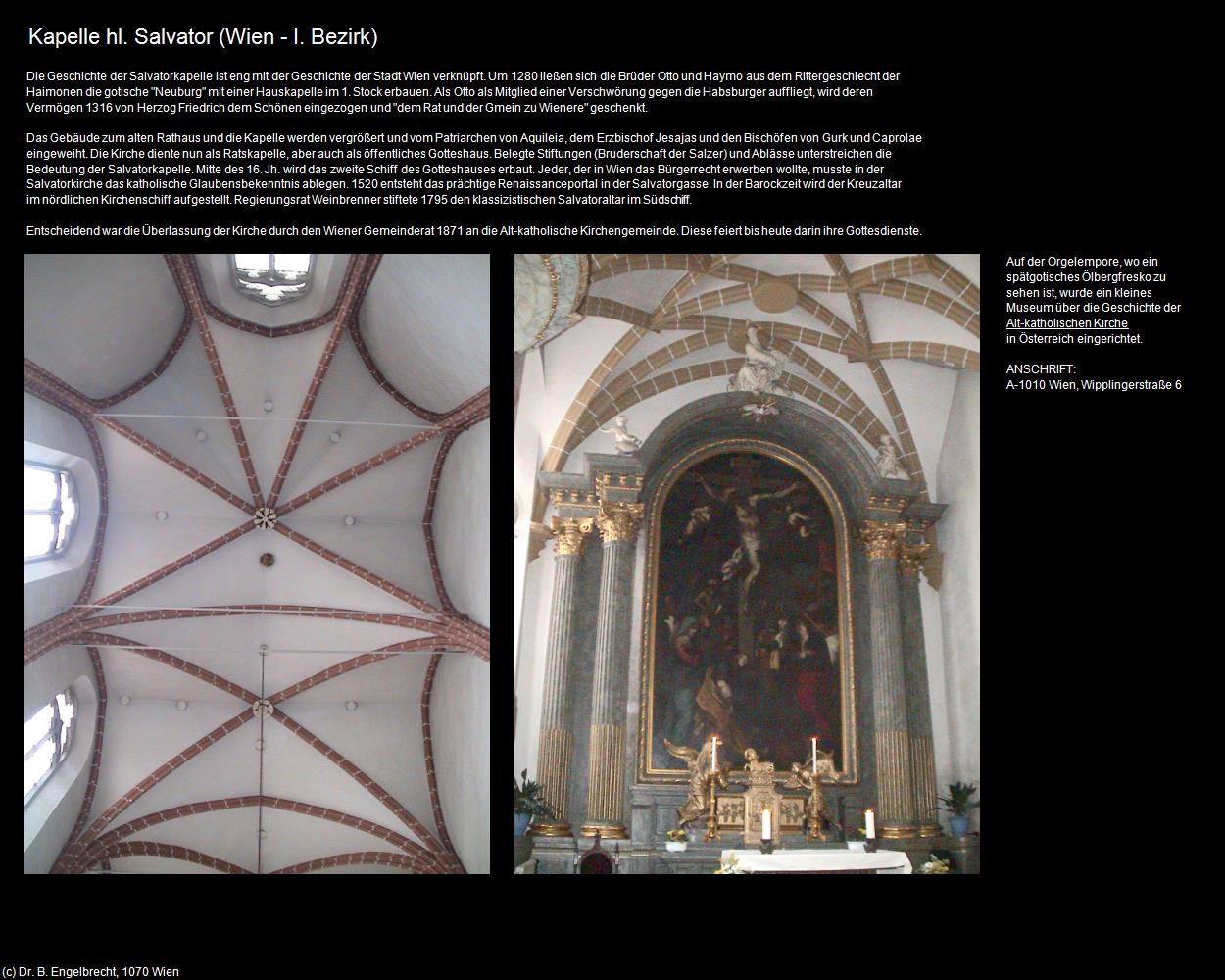 Kapelle hl. Salvator (I. Bezirk-Innere Stadt) in Kulturatlas-WIEN(c)B.Engelbrecht