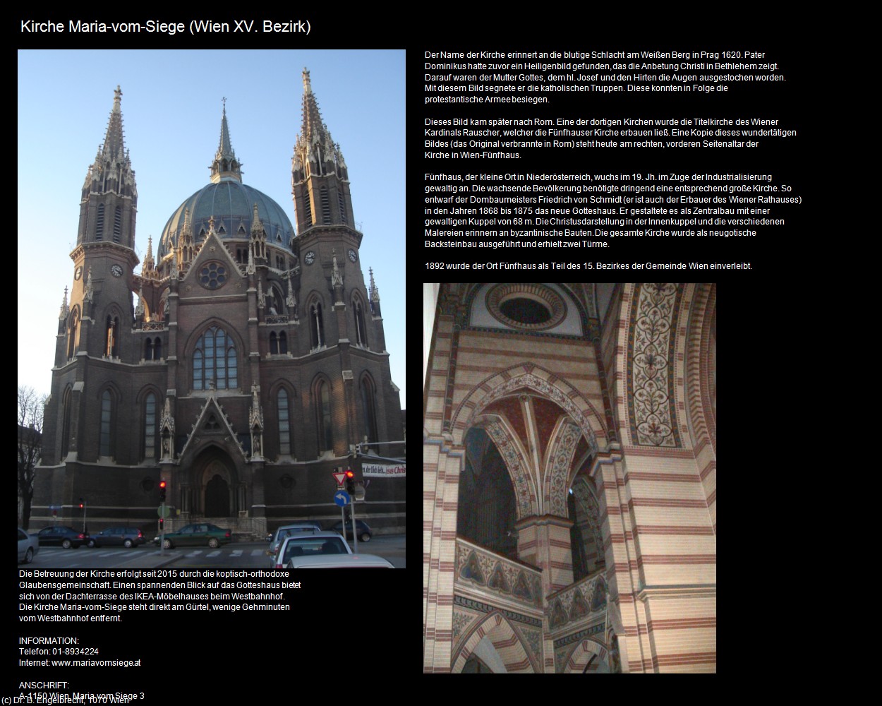 Kirche Maria-vom-Siege (XV. Bezirk-Fünfhaus) in Kulturatlas-WIEN