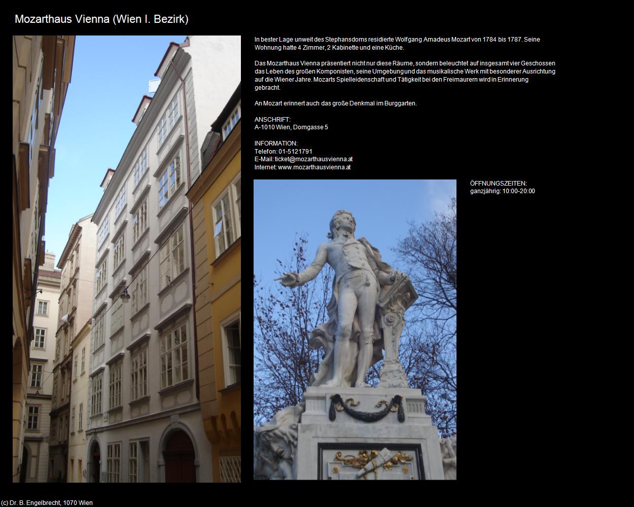 Mozarthaus Vienna (I. Bezirk-Innere Stadt) in Kulturatlas-WIEN