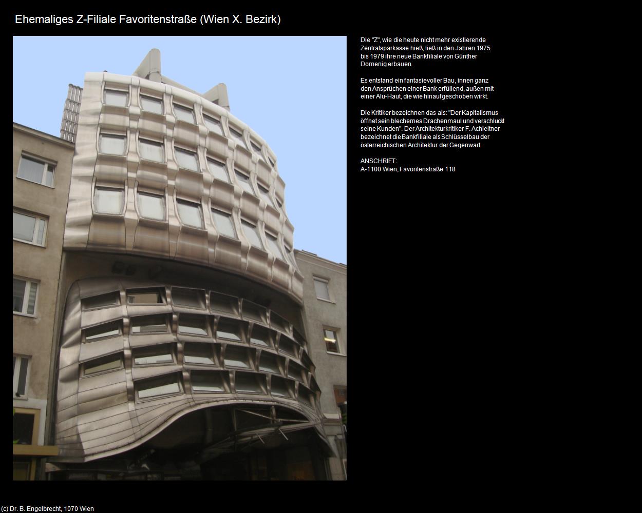 Ehem. Z-Filiale (X. Bezirk-Favoriten) in Kulturatlas-WIEN