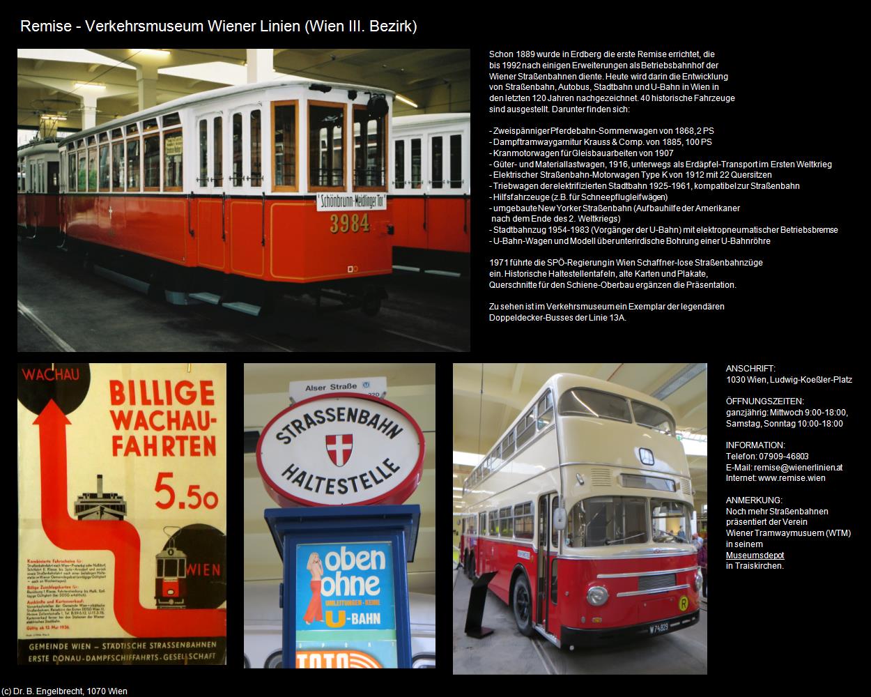 Verkehrsmuseum (III. Bezirk-Landstraße) in Kulturatlas-WIEN(c)B.Engelbrecht