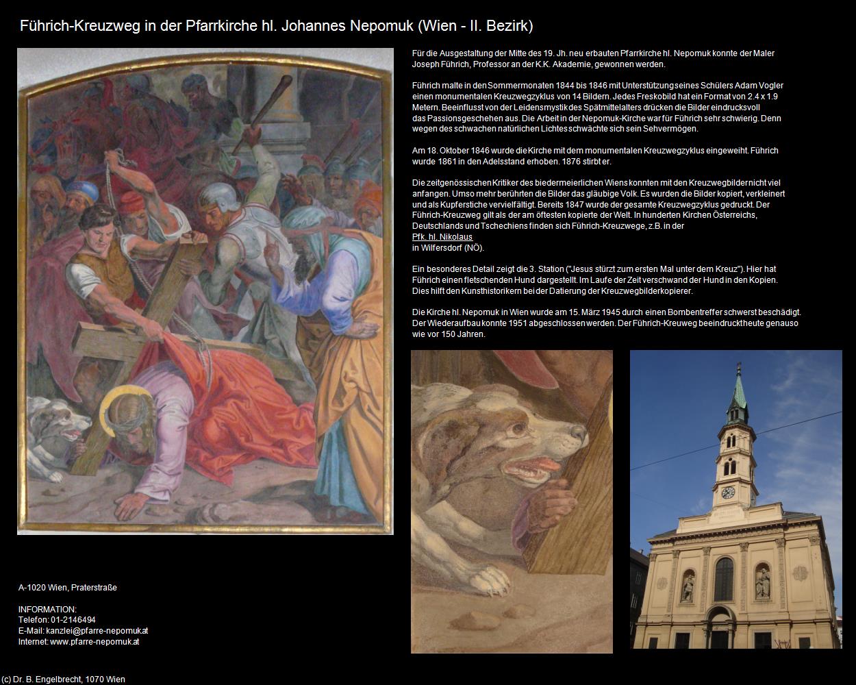 Führich-Kreuzweg in Pfk. hl. Nepomuk (II. Bezirk-Leopoldstadt) in Kulturatlas-WIEN(c)B.Engelbrecht