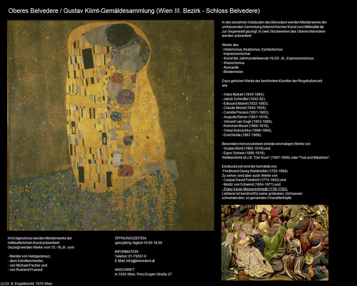 Oberes Belvedere/Gustav Klimt-Gemäldesammlung (Belvedere) in Kulturatlas-WIEN(c)B.Engelbrecht