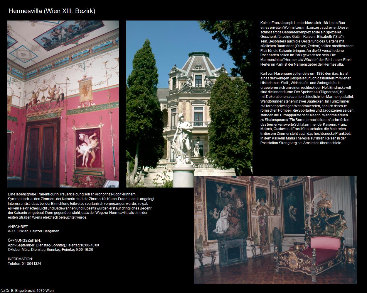 Hermesvilla (XIII. Bezirk-Hietzing) in Kulturatlas-WIEN