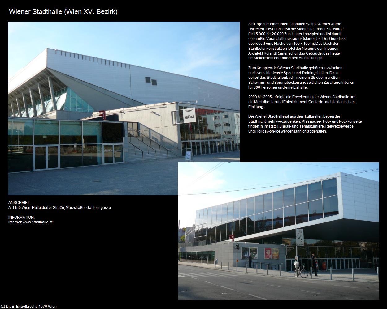 Wiener Stadthalle (XV. Bezirk-Fünfhaus) in Kulturatlas-WIEN