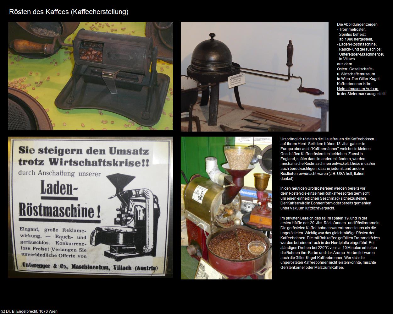 Rösten des Kaffees (Kaffee-Herstellung) in Kulturatlas-WIEN(c)B.Engelbrecht