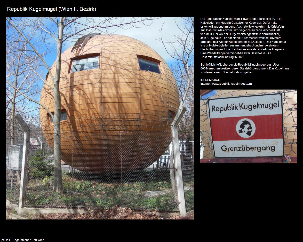 Republik Kugelmugel  (II. Bezirk-Leopoldstadt) in Kulturatlas-WIEN