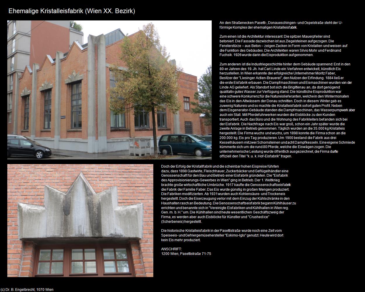 Ehem. Kristalleisfabrik   (XX. Bezirk-Brigittenau) in Kulturatlas-WIEN