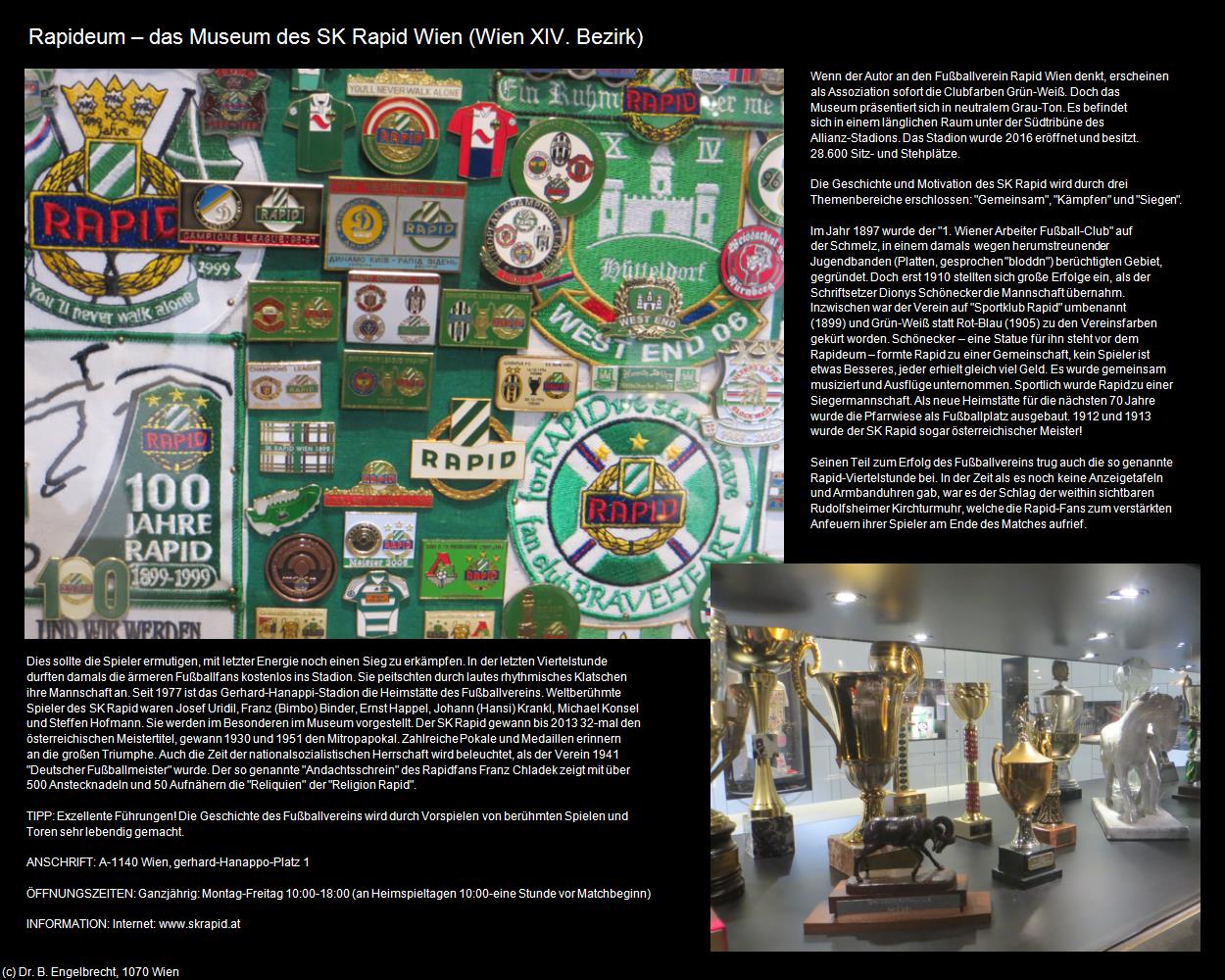 Rapideum - das Museum des SK Rapid Wien (XIV. Bezirk-Penzing) in Kulturatlas-WIEN