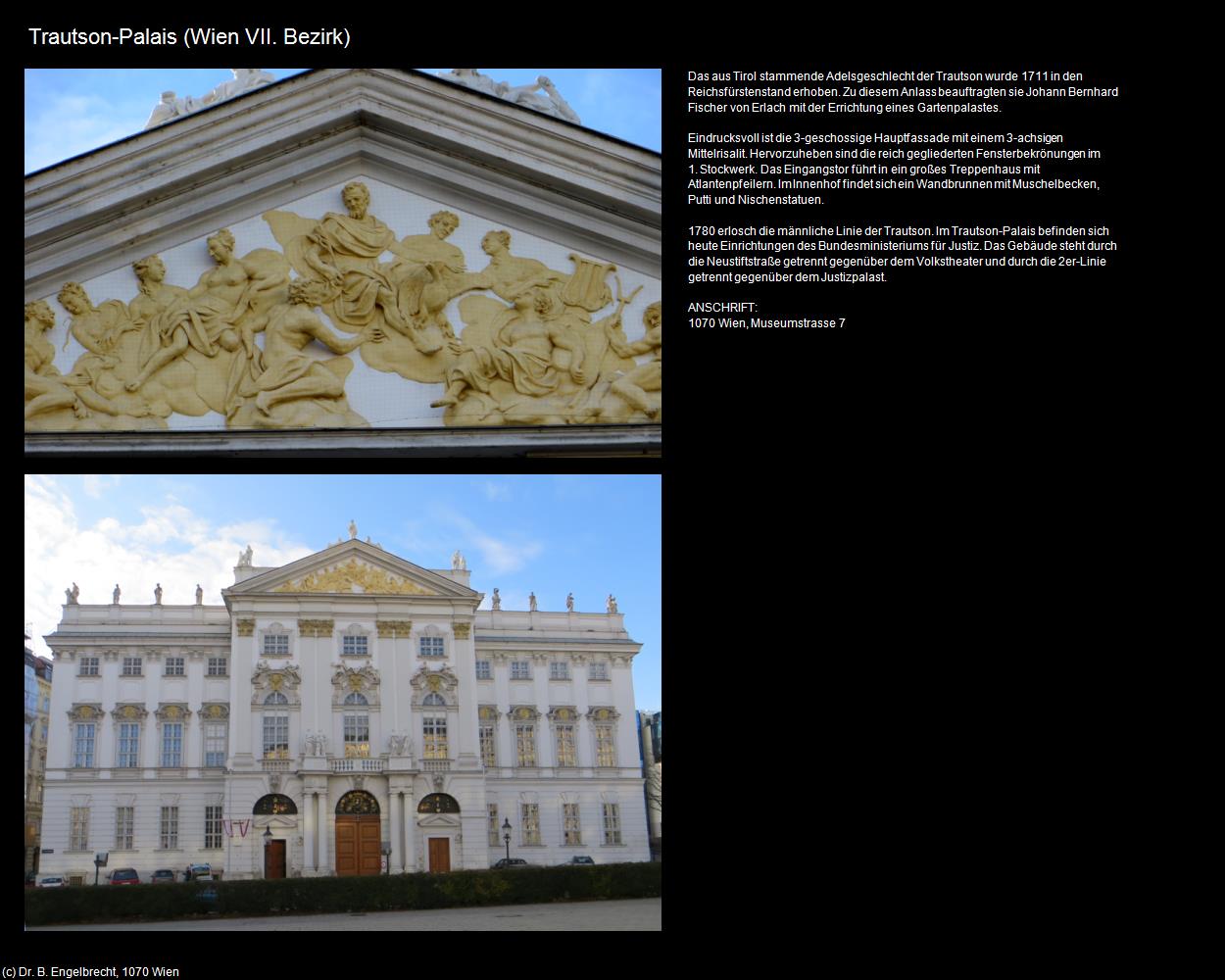 Trautson-Palais  (VII. Bezirk-Neubau) in Kulturatlas-WIEN
