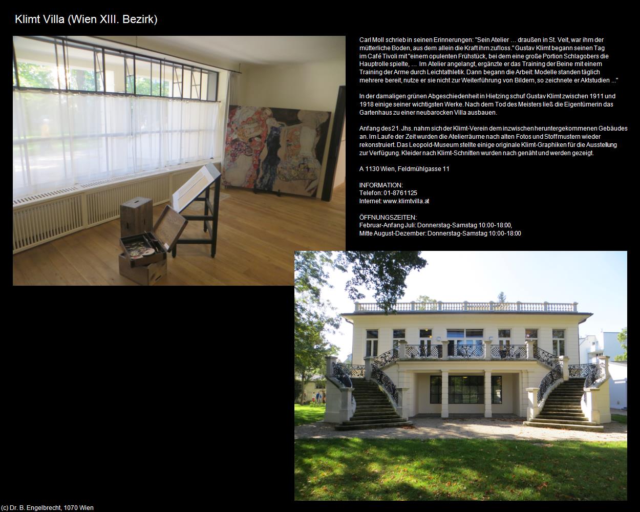 Klimt Villa (XIII. Bezirk-Hietzing) in Kulturatlas-WIEN