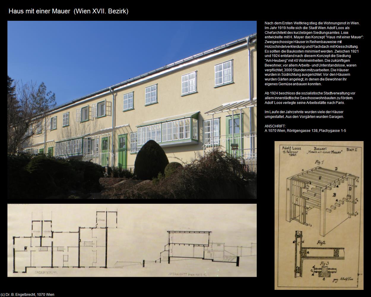 Haus mit einer Mauer (XVII. Bezirk-Hernals) in Kulturatlas-WIEN