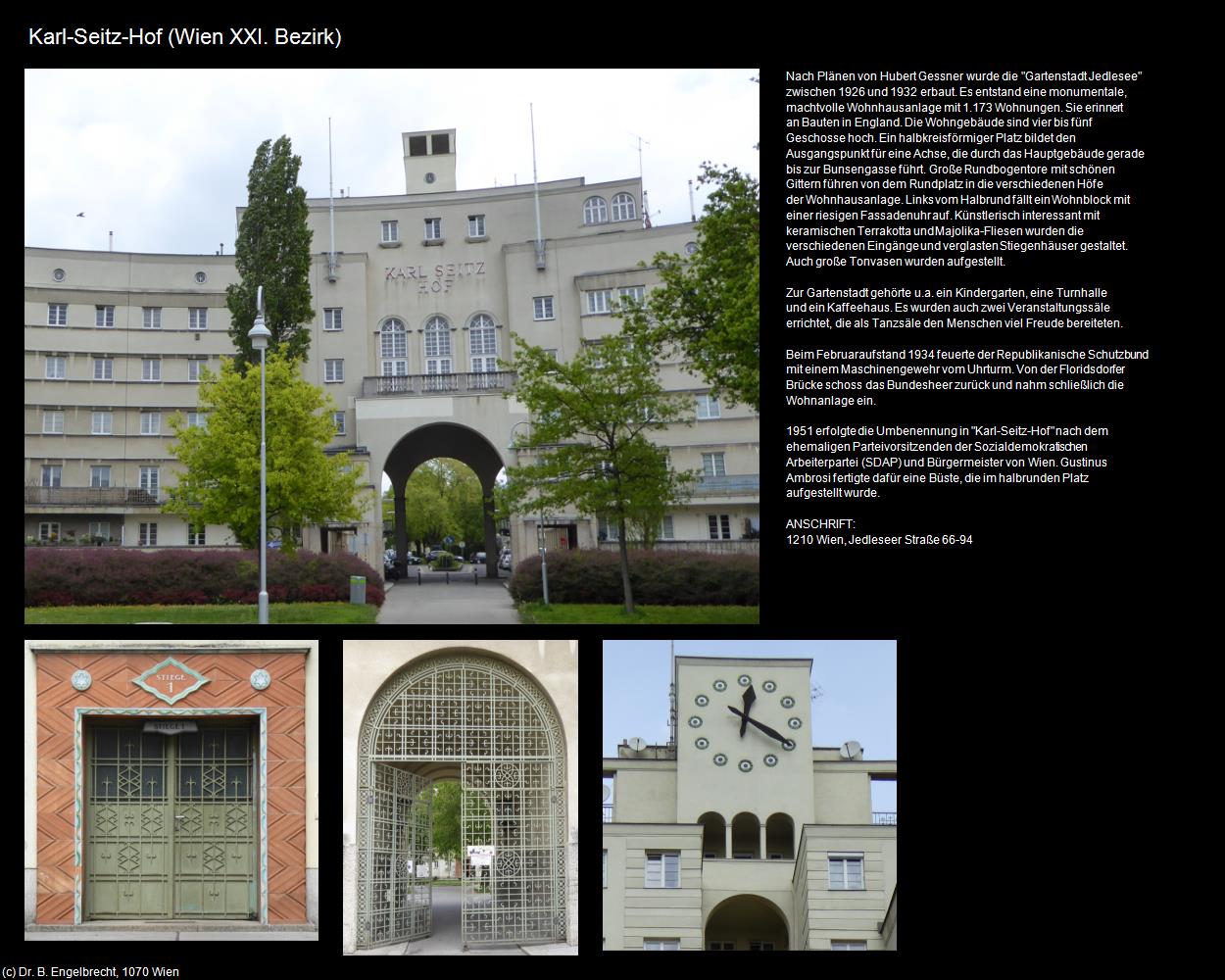 Karl-Seitz-Hof (XXI. Bezirk-Floridsdorf) in Kulturatlas-WIEN