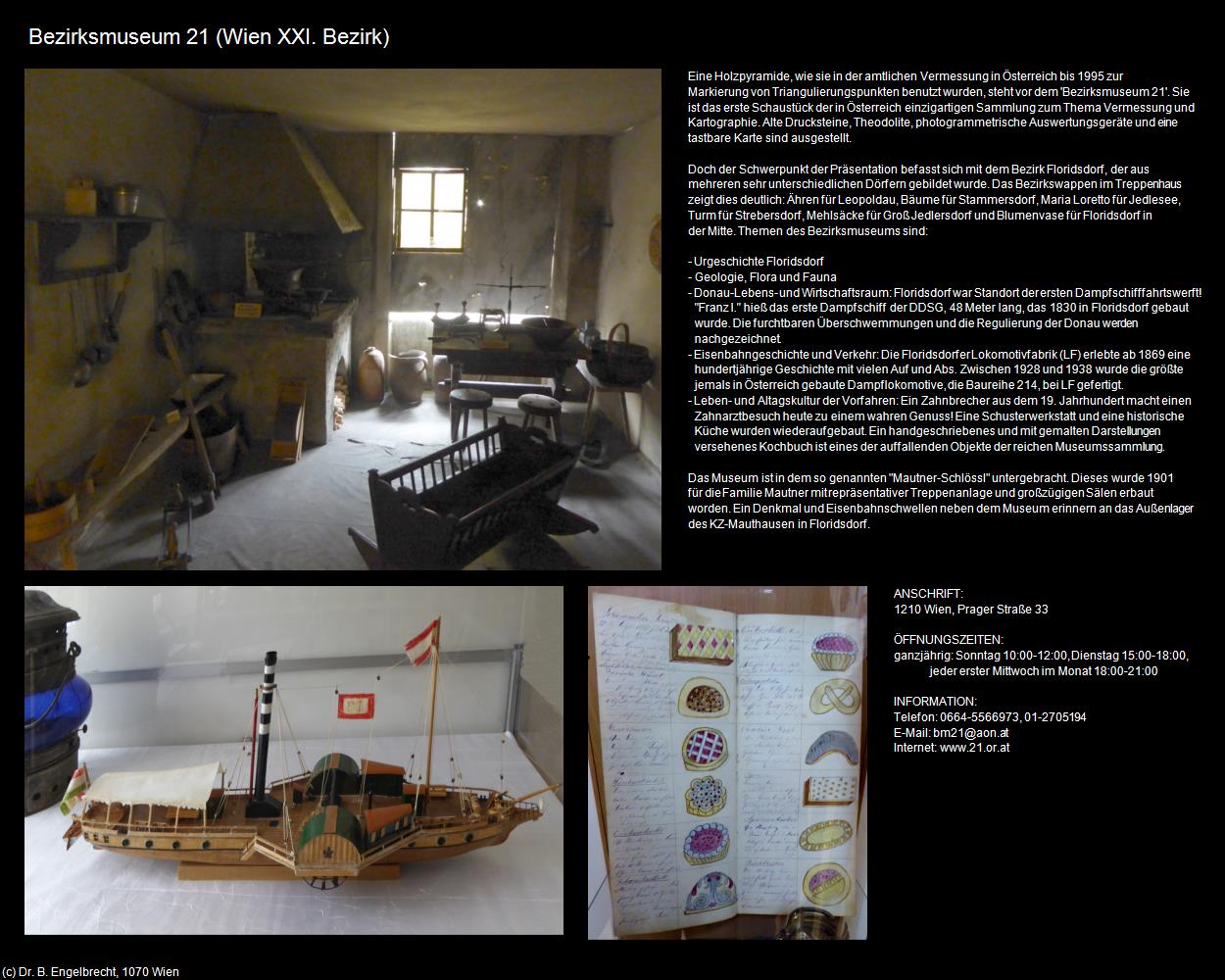 Bezirksmuseum 21 (XXI. Bezirk-Floridsdorf) in Kulturatlas-WIEN