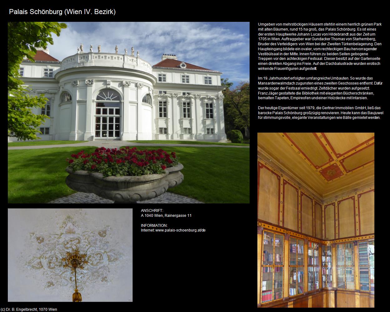 Palais Schönburg (IV. Bezirk-Wieden) in Kulturatlas-WIEN