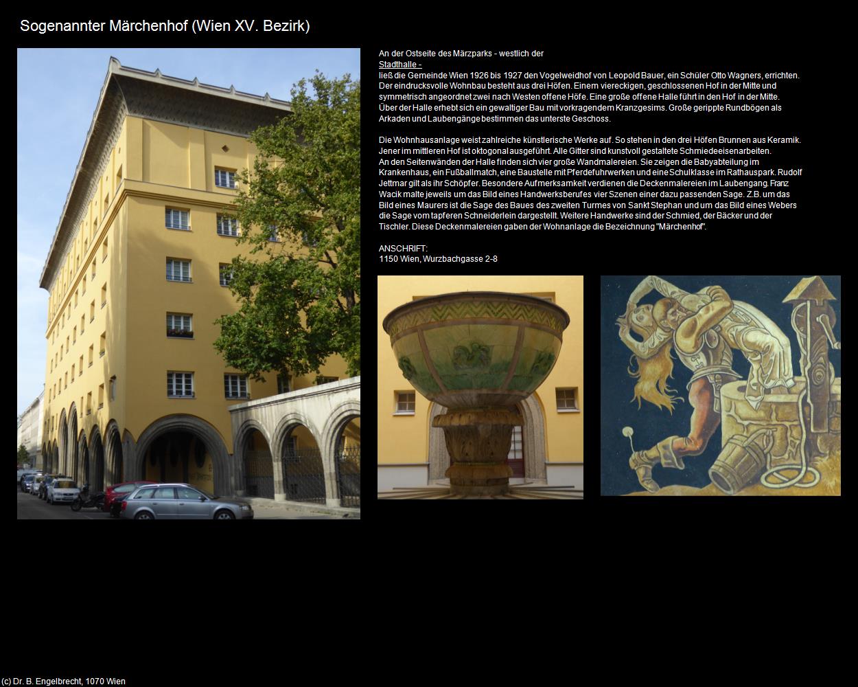 Sog. Märchenhof (XV. Bezirk-Fünfhaus) in Kulturatlas-WIEN(c)B.Engelbrecht