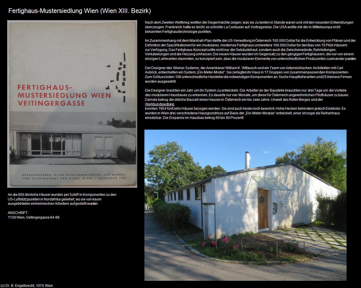 Fertighaus-Mustersiedlung Wien  (XIII. Bezirk-Hietzing) in Kulturatlas-WIEN(c)B.Engelbrecht