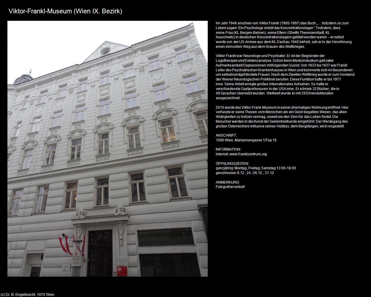 Viktor-Frankl-Museum (IX. Bezirk-Alsergrund) in Kulturatlas-WIEN