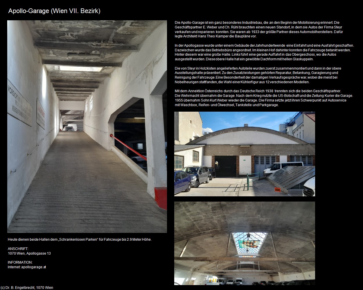 Apollo-Garage (VII. Bezirk-Neubau) in Kulturatlas-WIEN
