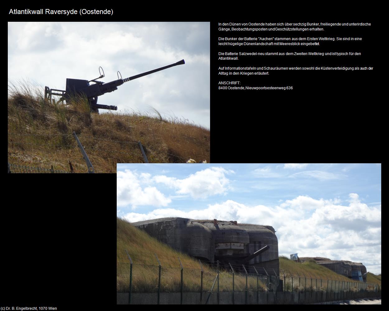Atlantikwall Raversyde (Oostende) in Kulturatlas-BELGIEN