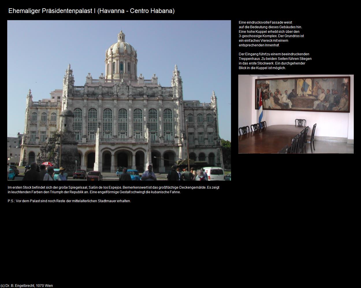 Ehem. Präsidentenpalast I  (Havanna/La Habana) in KUBA