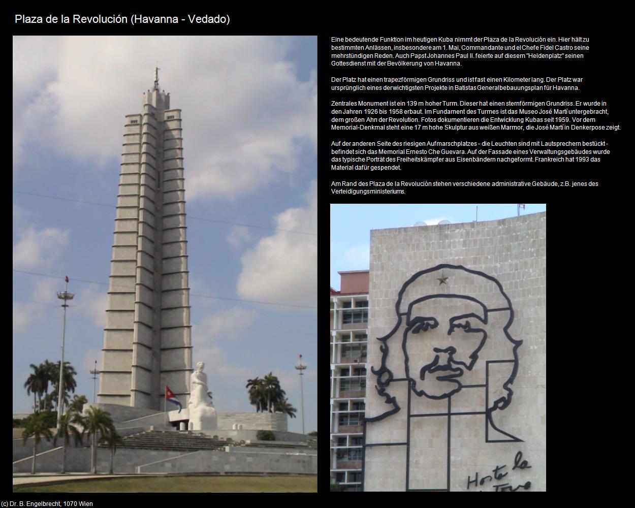 Plaza de la Revolucion (Havanna/La Habana) in KUBA