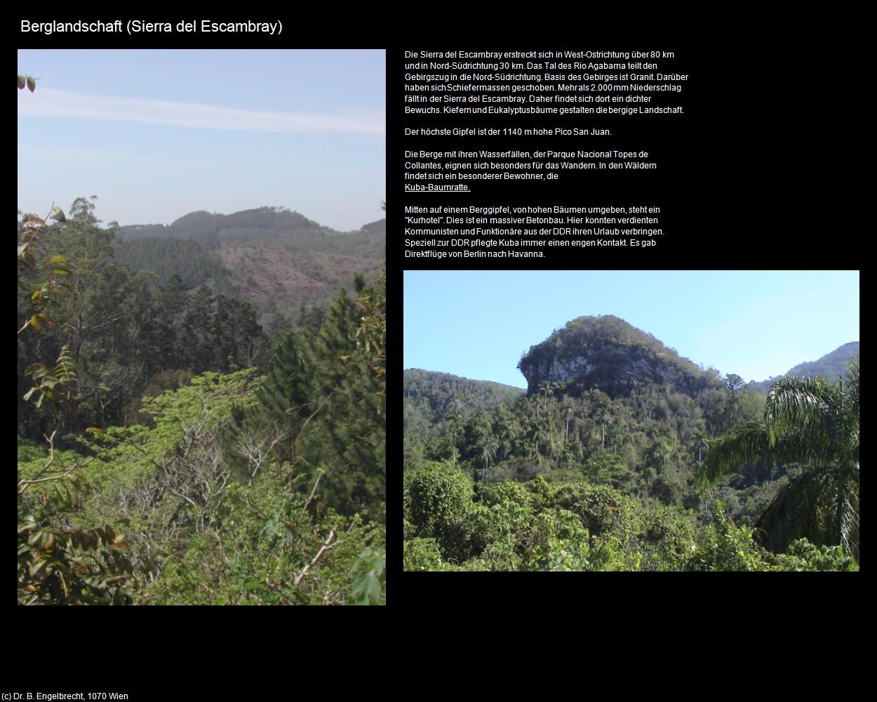 Berglandschaft (Sierra del Escambray) in KUBA(c)B.Engelbrecht