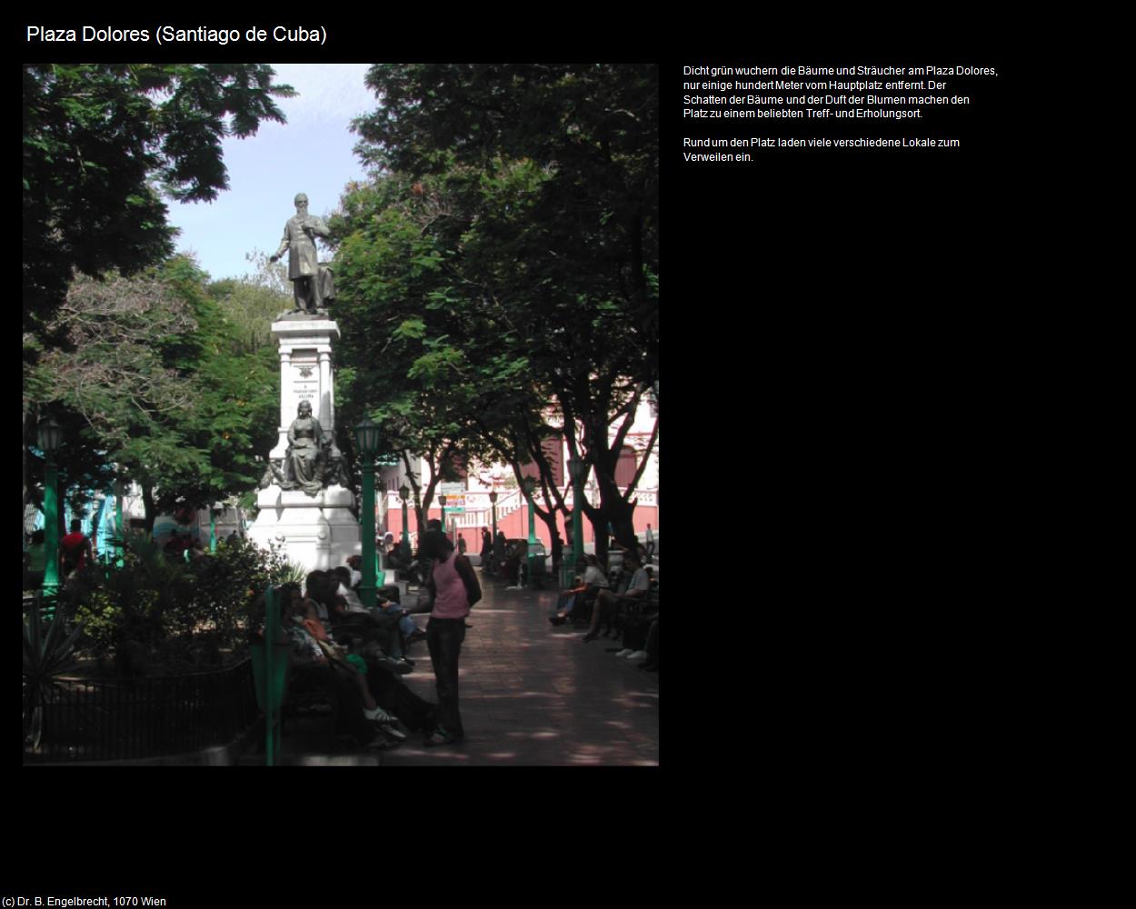 Plaza Dolores  (Santiago de Cuba) in KUBA