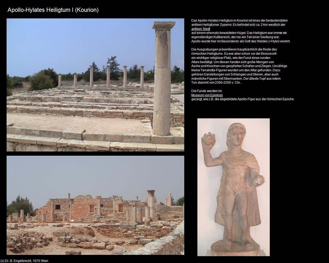 Apollo-Hylates Heiligtum I (Kourion) in ZYPERN-Insel der Aphrodite(c)B.Engelbrecht