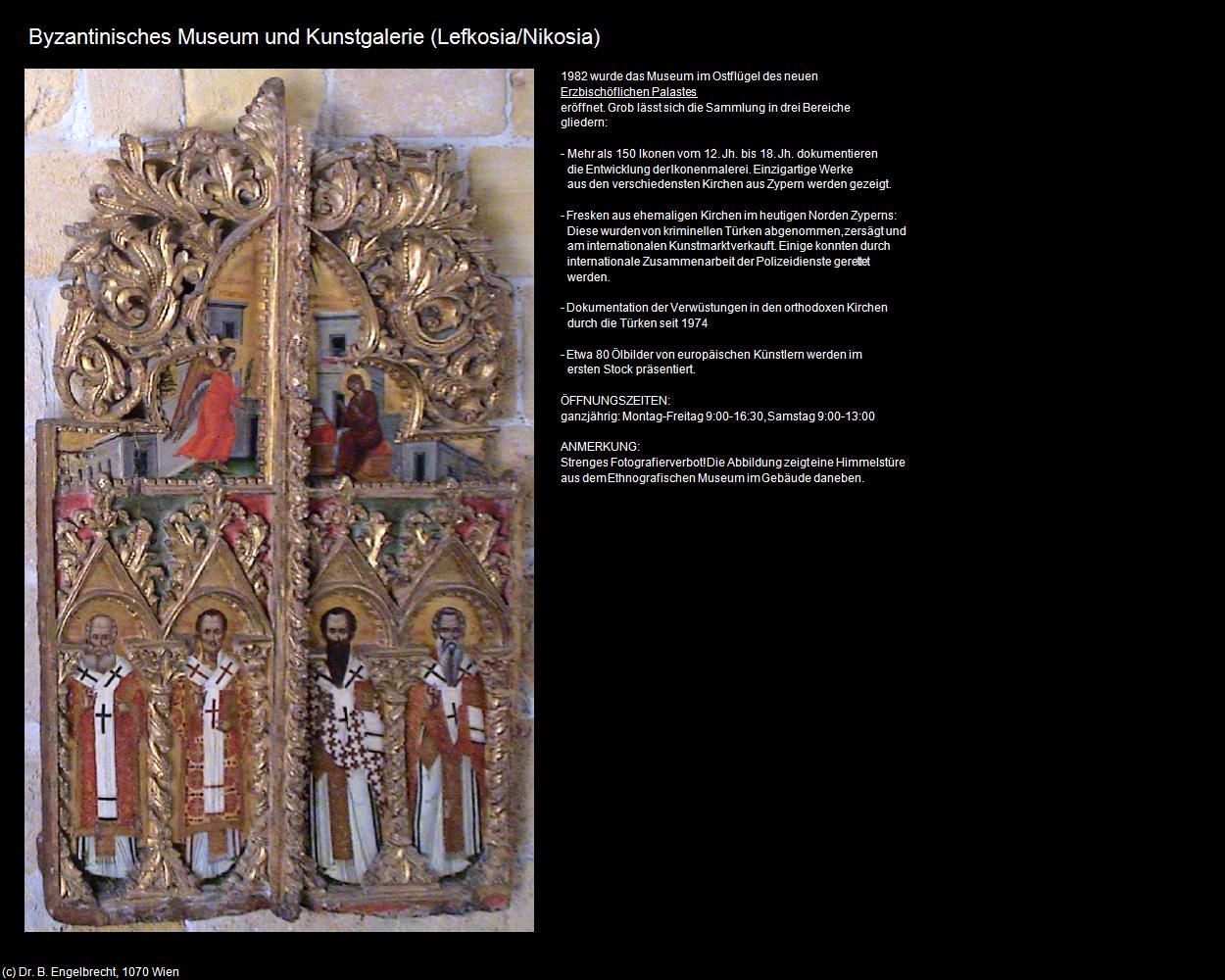 Byzantinisches Museum und Kunstgalerie (Lefkosia-Nikosia/CY) in ZYPERN-Insel der Aphrodite(c)B.Engelbrecht
