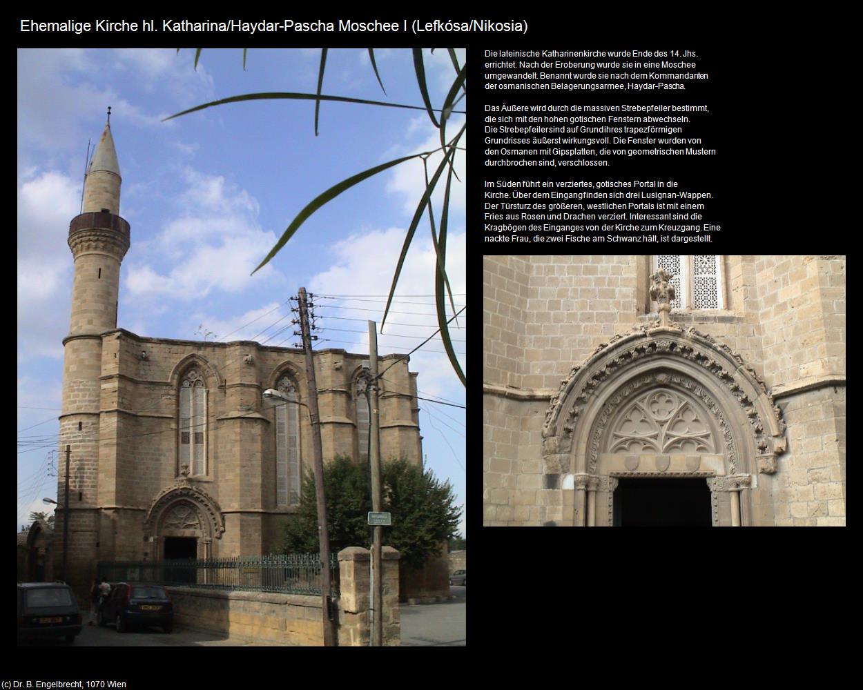 Ehem. Kirche hl. Katharina/Haydar-Pascha Moschee I (Lefkósa-Nikosia/TRNC) in ZYPERN-Insel der Aphrodite