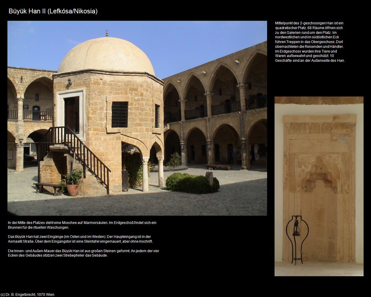 Büyük Han II (Lefkósa-Nikosia/TRNC) in ZYPERN-Insel der Aphrodite