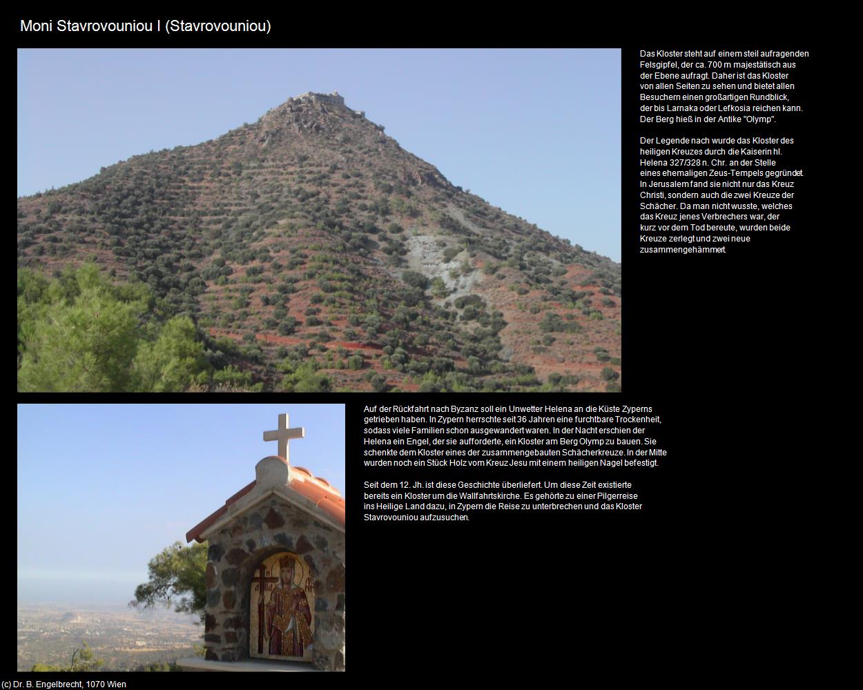 Moni Stavrovouniou I (Stavrovouniou) in ZYPERN-Insel der Aphrodite
