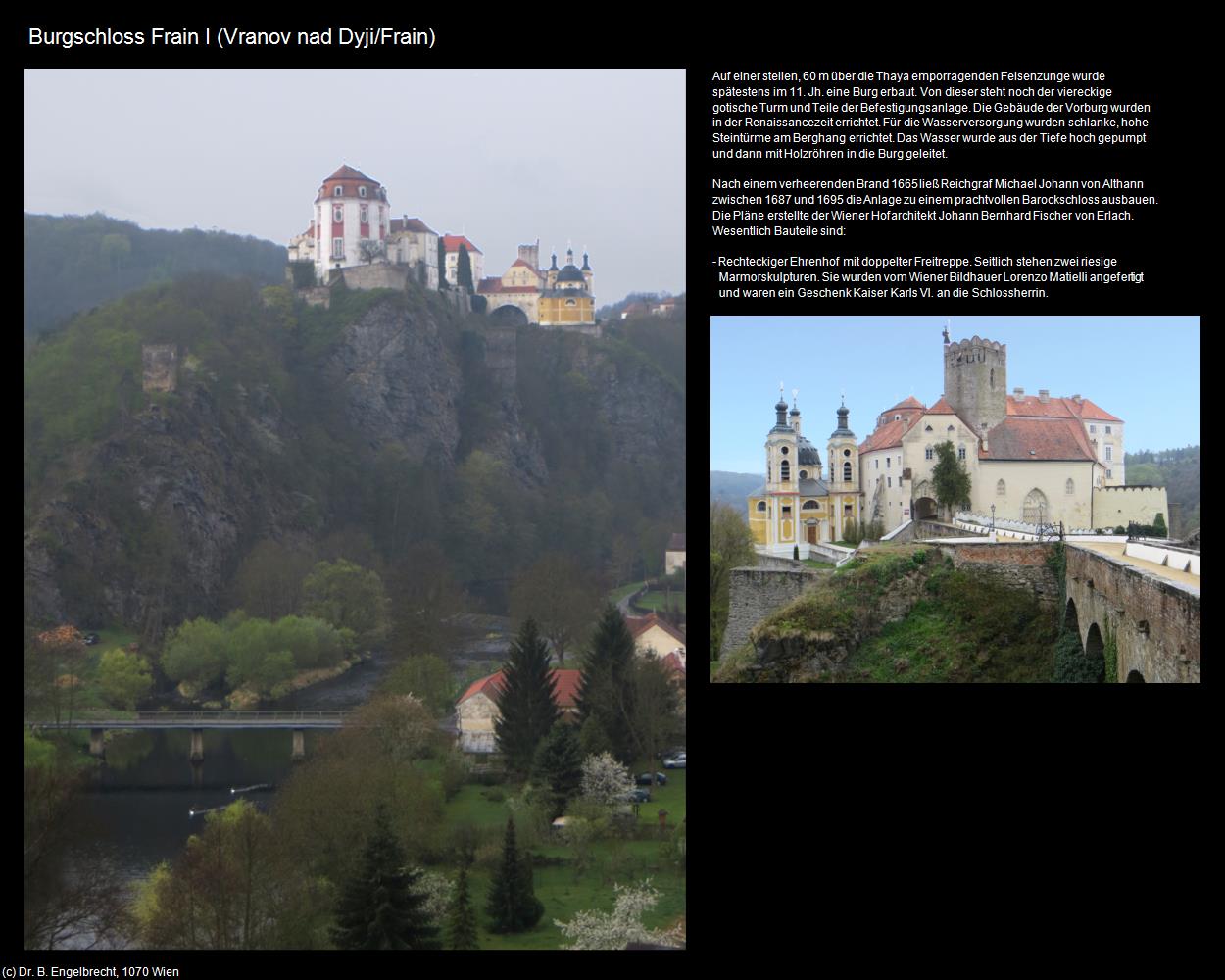Burgschloss Frain I (Vranov nad Dyji/Frain) in Kulturatlas-TSCHECHIEN
