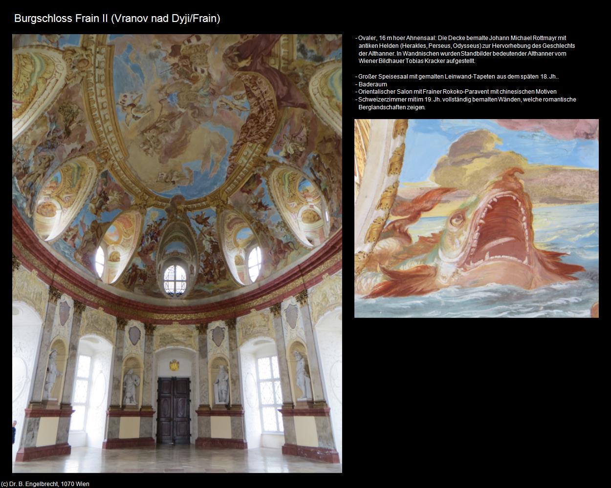 Burgschloss Frain II (Vranov nad Dyji/Frain) in Kulturatlas-TSCHECHIEN
