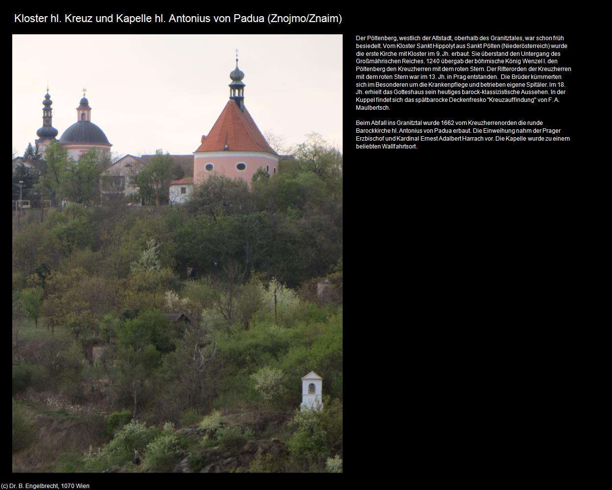 Kloster hl. Kreuz und Kapelle hl. Antonius von Padua  (Znojmo/Znaim) in Kulturatlas-TSCHECHIEN