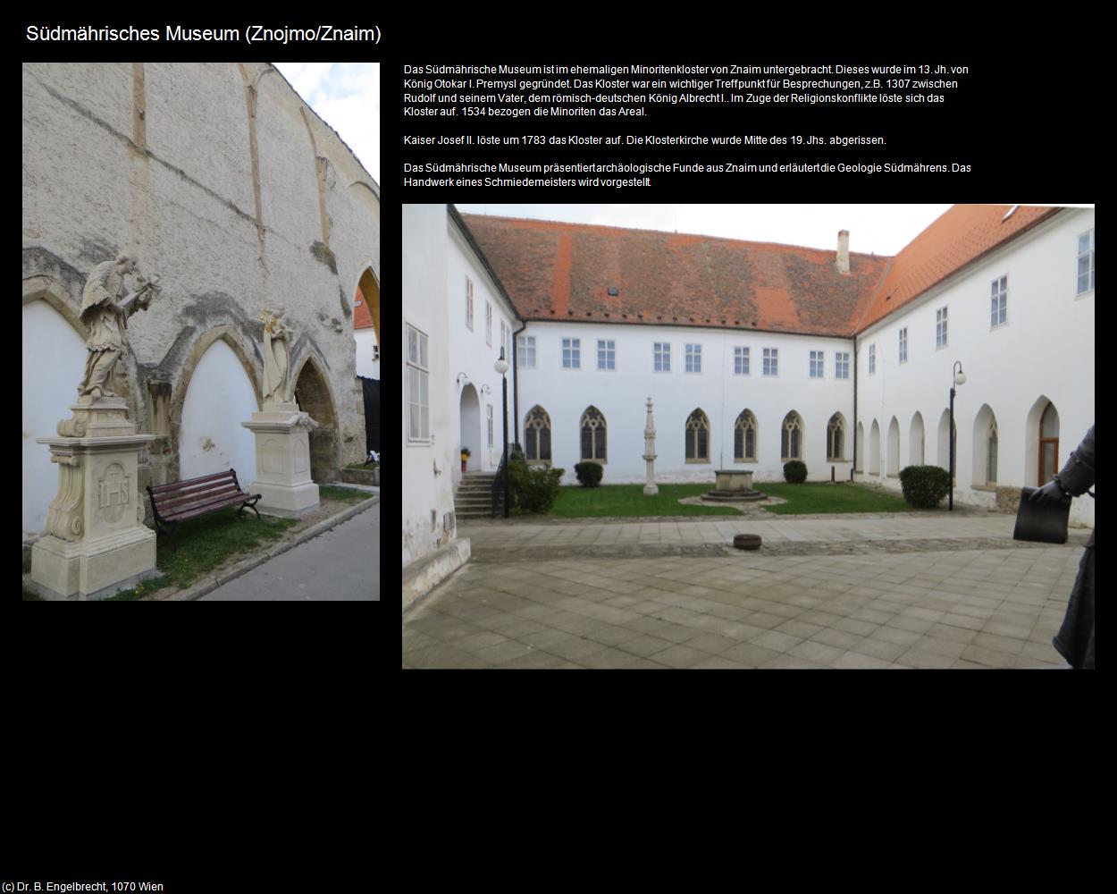 Südmährisches Museum  (Znojmo/Znaim) in Kulturatlas-TSCHECHIEN