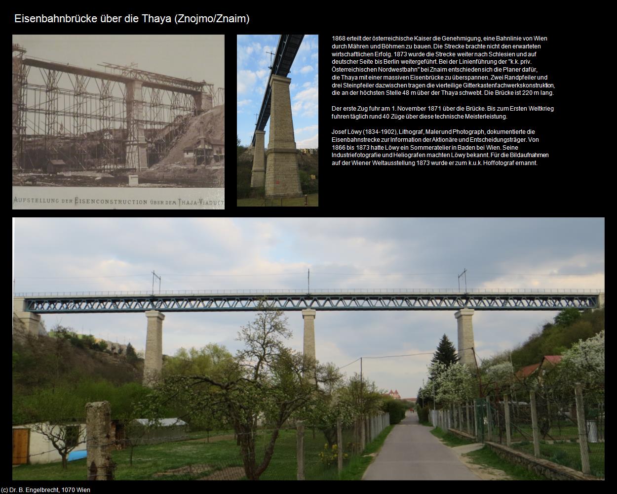 Eisenbahnbrücke (Znojmo/Znaim) in Kulturatlas-TSCHECHIEN