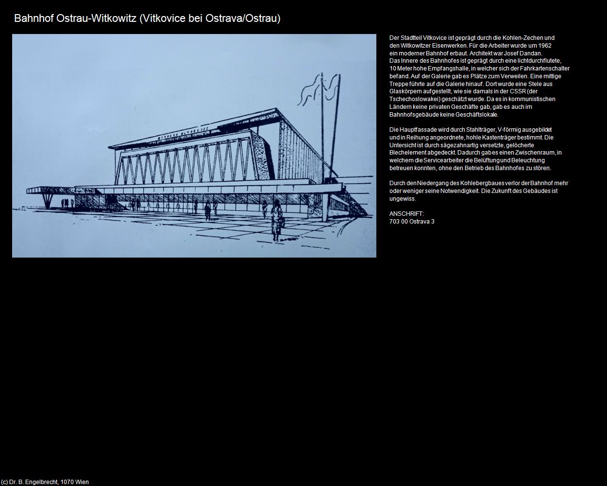 Bahnhof Ostrau-Witkowitz (Vitkovice) (Ostrava/Ostrau) in Kulturatlas-TSCHECHIEN